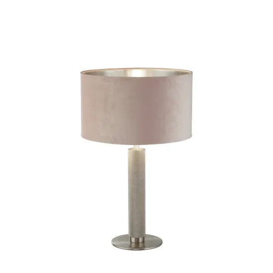 Searchlight London ezüst-rózsaszín asztali lámpa (SL-65721PI) E27 1 izzós IP20