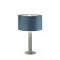 Searchlight London ezüst-kék asztali lámpa (SL-65721TE) E27 1 izzós IP20
