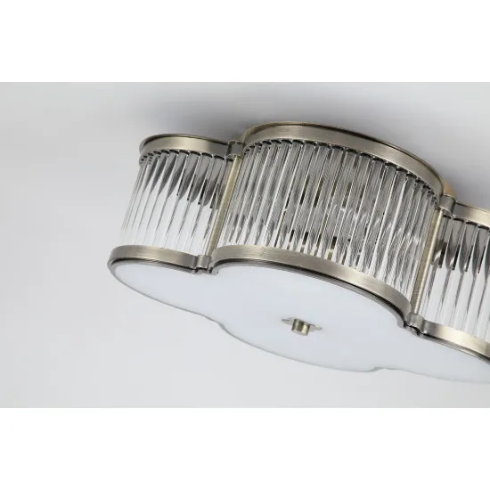 Searchlight Lotus sárgaréz mennyezeti lámpa (SL-77210-3AB) E14 3 izzós IP20