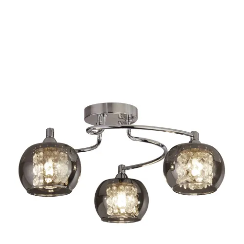 Searchlight Lovell króm mennyezeti lámpa (SL-60445-3SM) G9 3 izzós IP20