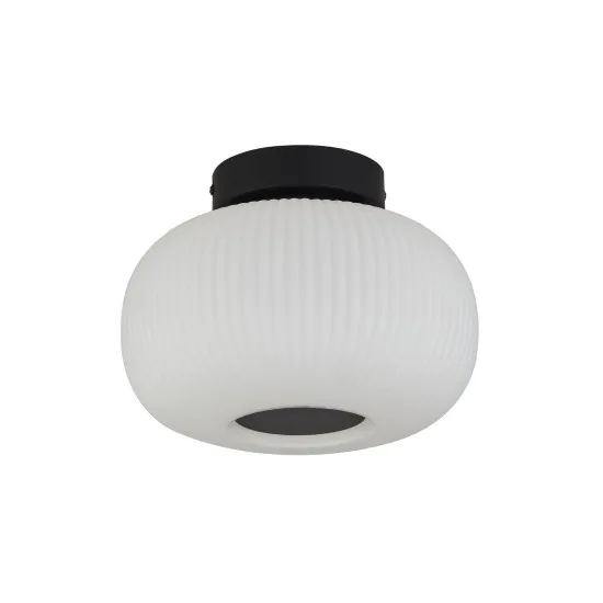 Searchlight Lumina fekete-fehér mennyezeti lámpa (SL-10271-1BK) E27 1 izzós IP20