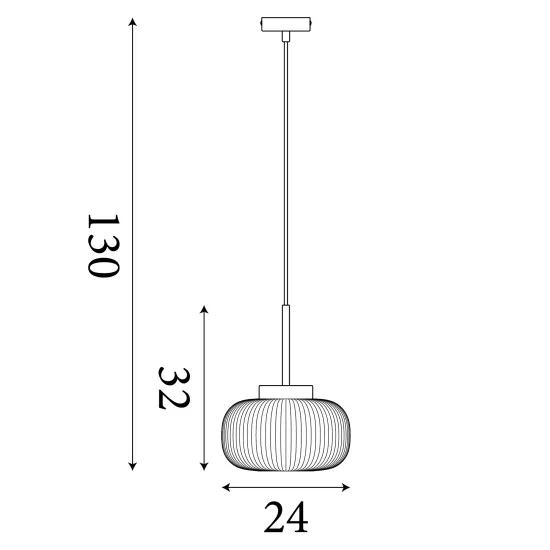 Searchlight Lumina fekete-fehér függesztett lámpa (SL-10272-1BK) E27 1 izzós IP20
