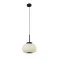 Searchlight Lumina fekete-fehér függesztett lámpa (SL-10272-1BK) E27 1 izzós IP20