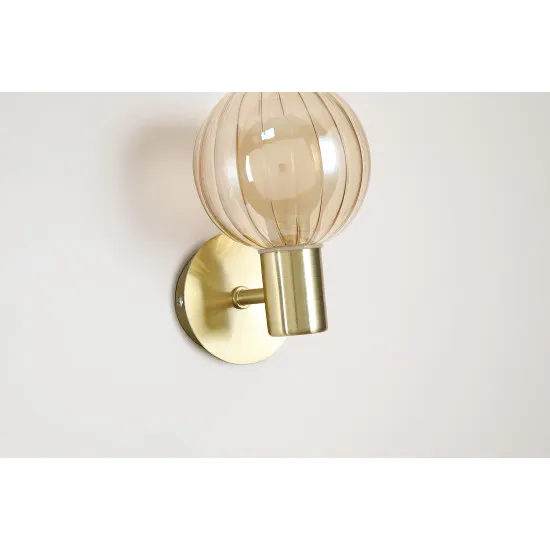 Searchlight Luminsphere arany-pezsgő fürdőszobai fali lámpa (SL-30506GO) G9 1 izzós IP44