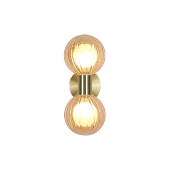 Searchlight Luminsphere arany-pezsgő fürdőszobai fali lámpa (SL-30507GO) G9 2 izzós IP44