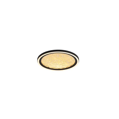 Searchlight Luna fekete-arany LED mennyezeti lámpa (SL-31908-300GO) LED 1 izzós IP20