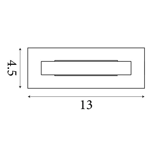 Searchlight Luna króm LED fali lámpa (SL-3752-2CC) LED 2 izzós IP20