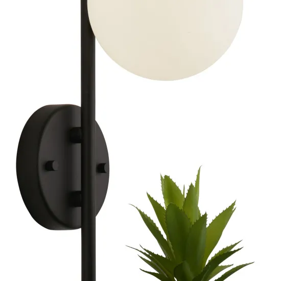 Searchlight Lunar fekete falikar (SL-61220BK) G9 1 izzós IP20