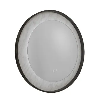 Searchlight Luxo fekete fürdőszobai tükrös LED fali lámpa (SL-96060BK) LED 1 izzós IP44