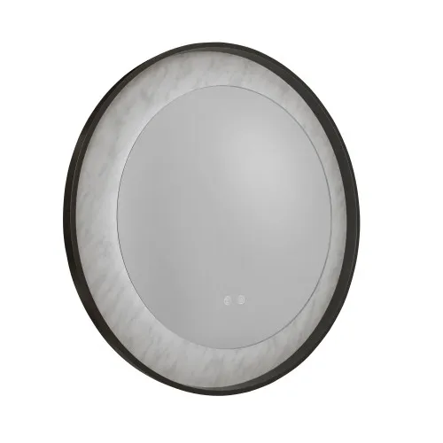 Searchlight Luxo fekete fürdőszobai tükrös LED fali lámpa (SL-96060BK) LED 1 izzós IP44