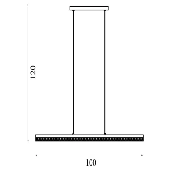 Searchlight Madeleine arany LED függesztett lámpa (SL-59736GO) LED 1 izzós IP20