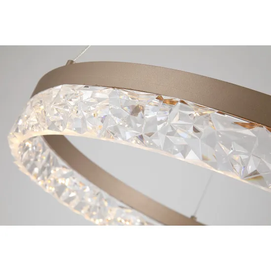 Searchlight Madeleine kávébarna LED függesztett lámpa (SL-98700-50LT) LED 1 izzós IP20