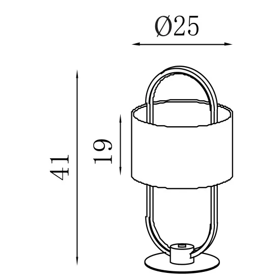 Searchlight Madrid króm-fekete LED asztali lámpa (SL-62801CC) LED 1 izzós IP20