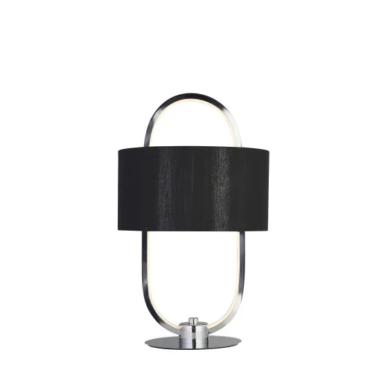 Searchlight Madrid króm-fekete LED asztali lámpa (SL-62801CC) LED 1 izzós IP20