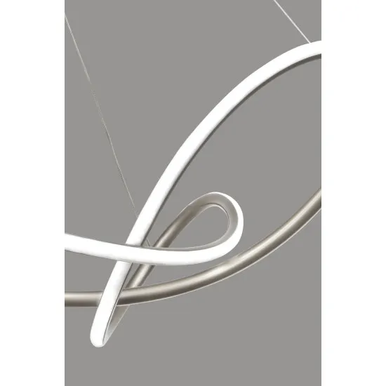 Searchlight Magic ezüst-fehér LED függesztett lámpa (SL-4841SS) LED 1 izzós IP20