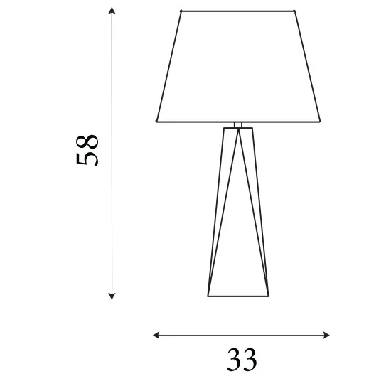 Searchlight Maldon arany-fekete asztali lámpa (SL-2213GO) E27 1 izzós IP20