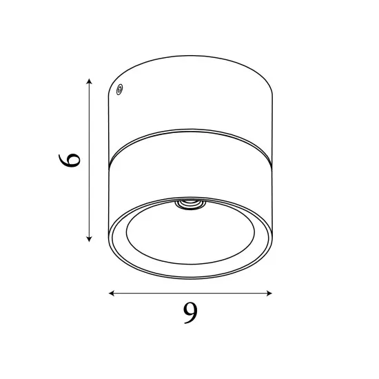 Searchlight Manhattan fekete mozgásérzékelős LED kültéri mennyezeti lámpa (SL-39330BK) LED 1 izzós IP54