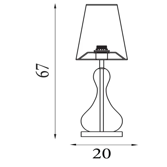 Searchlight Marakesh fekete asztali lámpa (SL-23186BK) E27 1 izzós IP20