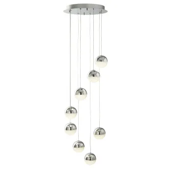 Searchlight Marbles króm LED függesztett lámpa (SL-5848-8CC) LED 8 izzós IP20