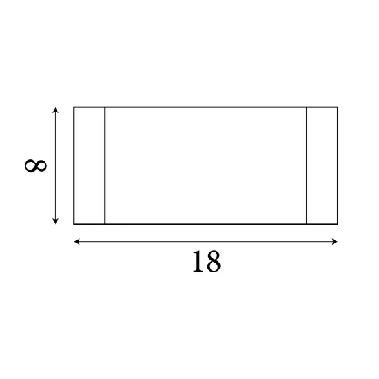 Searchlight Match Box ezüst LED fali lámpa (SL-1953SS) LED 1 izzós IP20
