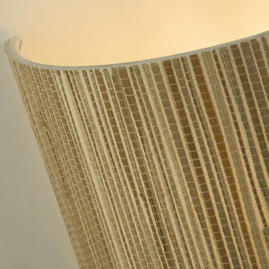 Searchlight Meadow fekete-natúr fali lámpa (SL-49714BK) E14 1 izzós IP20