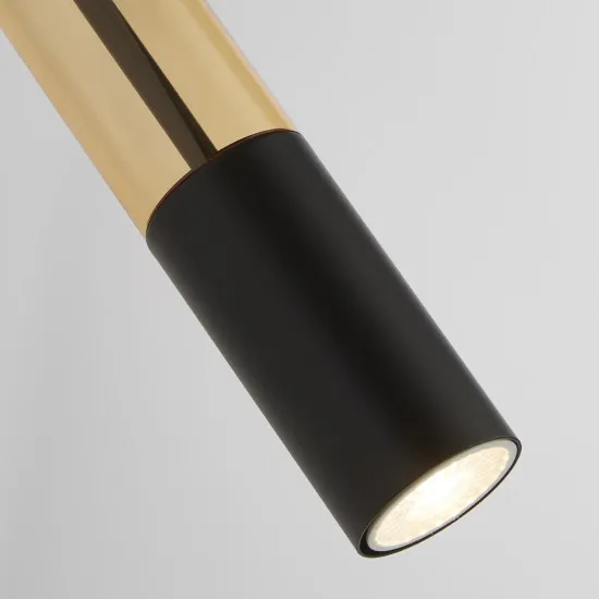 Searchlight Merrygold fekete-borostyán falikar (SL-82122-1BK) GU10 1 izzós IP20