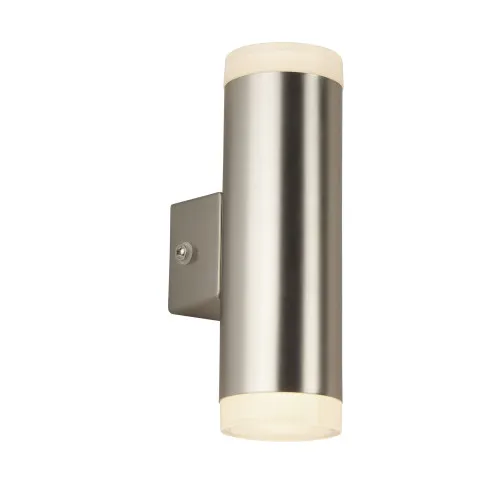 Searchlight Metro ezüst LED kültéri falikar (SL-2100SN) LED 2 izzós IP44