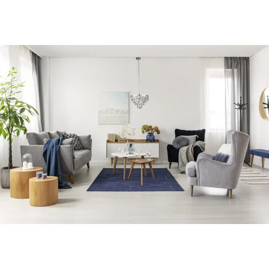 Searchlight Michelle króm-átlátszó függesztett lámpa (SL-9634-4CC) E27 4 izzós IP20