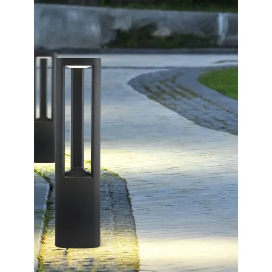 Searchlight Michigan sötétszürke LED kültéri állólámpa (SL-1005-500GY) LED 1 izzós IP54