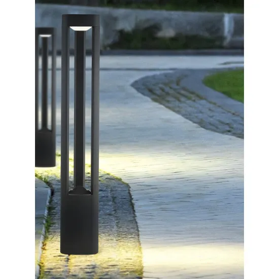 Searchlight Michigan sötétszürke LED kültéri állólámpa (SL-1005-800GY) LED 1 izzós IP54