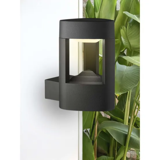 Searchlight Michigan sötétszürke LED kültéri fali lámpa (SL-2005GY) LED 1 izzós IP54