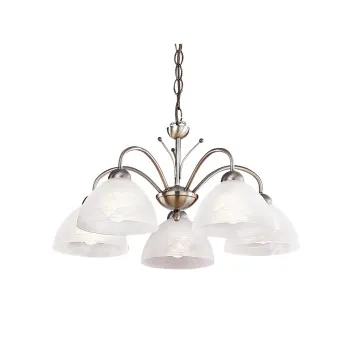 Searchlight Milanese sárgaréz csillár (SL-1135-5AB) E14 5 izzós IP20