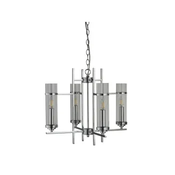 Searchlight Milo króm csillár (SL-3094-4CC) E14 4 izzós IP20