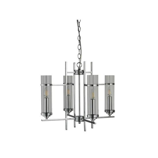 Searchlight MILO króm függesztett lámpa (SL-3094-4CC) E14 4 izzós