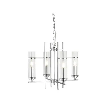 Searchlight Milo króm csillár (SL-3094-4CC) E14 4 izzós IP20