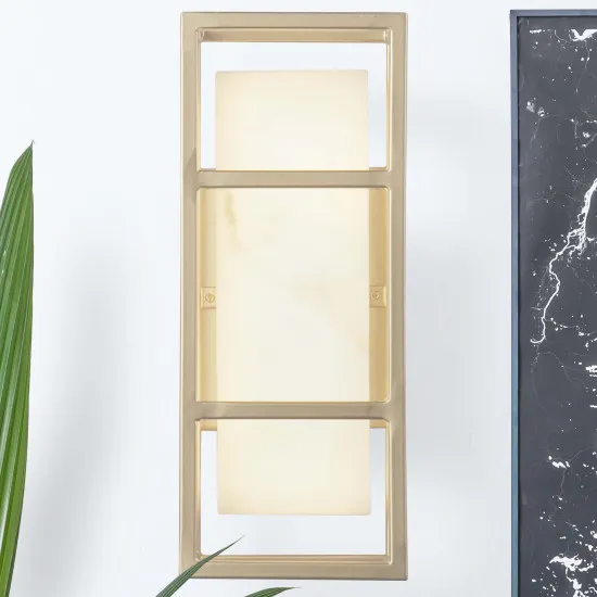 Searchlight Mirage arany fürdőszobai LED fali lámpa (SL-45911GO) LED 1 izzós IP44