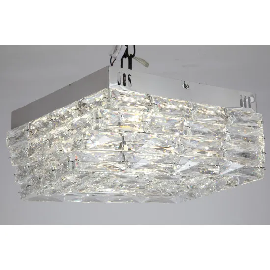 Searchlight Modena króm-átlátszó LED mennyezeti lámpa (SL-65810-420CC) LED 1 izzós IP20