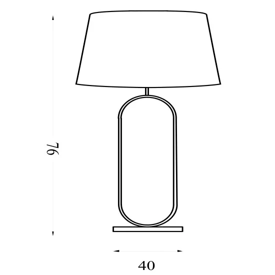 Searchlight Modish zöld asztali lámpa (SL-94101EM) E27 1 izzós IP20