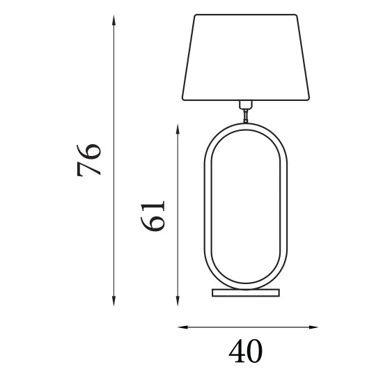 Searchlight Modish fehér asztali lámpa (SL-94102WH) E27 1 izzós IP20