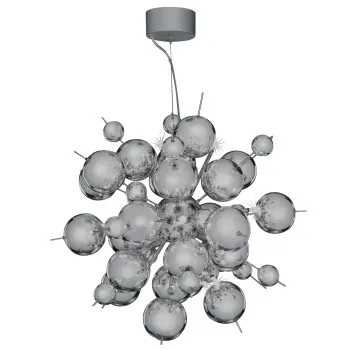 Searchlight Molecule króm függesztett lámpa (SL-8312-12CC) G4 12 izzós IP20