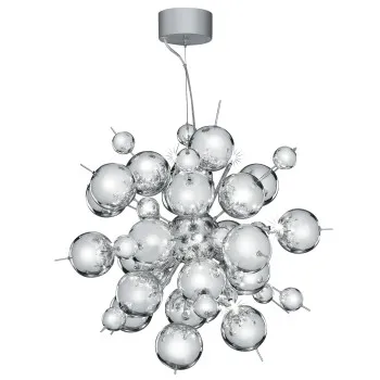 Searchlight Molecule króm függesztett lámpa (SL-8312-12CC) G4 12 izzós IP20