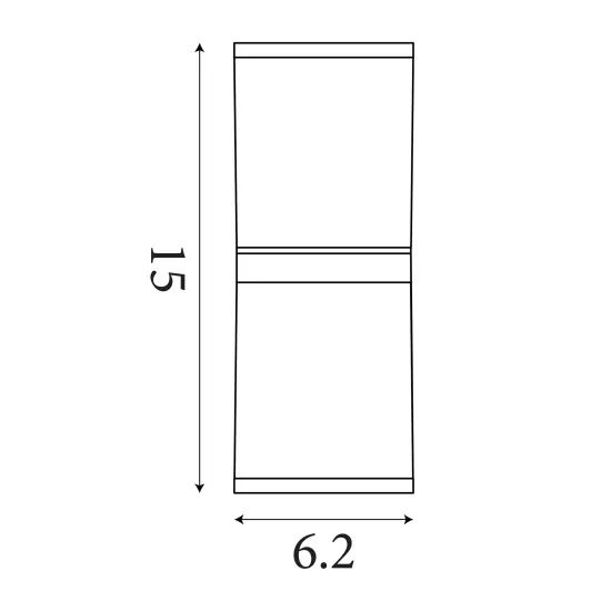 Searchlight Montana fekete LED kültéri falikar (SL-36170BK) LED 1 izzós IP65