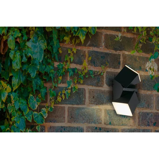 Searchlight Montana fekete LED kültéri falikar (SL-36170BK) LED 1 izzós IP65