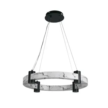 Searchlight Moonbeam fekete LED függesztett lámpa (SL-10868-1BK) LED 1 izzós IP20