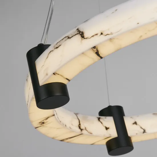 Searchlight Moonbeam fekete LED függesztett lámpa (SL-10868-1BK) LED 1 izzós IP20