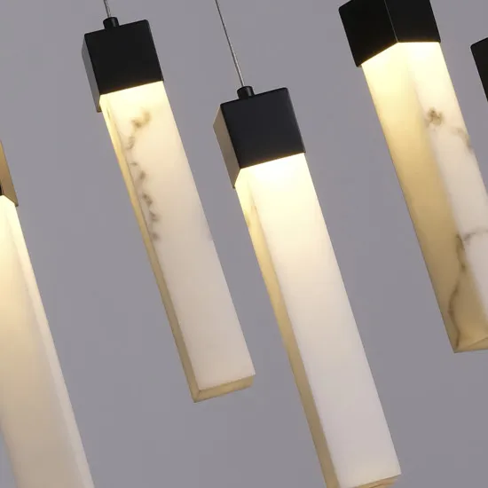 Searchlight Moonbeam fekete LED függesztett lámpa (SL-10879-10BK) LED 10 izzós IP20