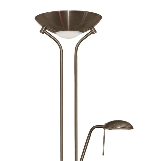 Searchlight Mother & Child antik sárgaréz olvasólámpás LED állólámpa (SL-4329AB) LED/R7S 2 izzós IP20