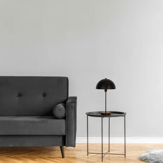 Searchlight Mushroom fekete asztali lámpa (SL-60231BK) E14 1 izzós IP20