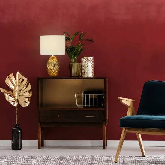 Searchlight Nadine arany asztali lámpa (SL-1034-1GO) E27 1 izzós IP20