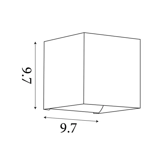 Searchlight Newton fehér falikar (SL-24127WH) G9 1 izzós IP20